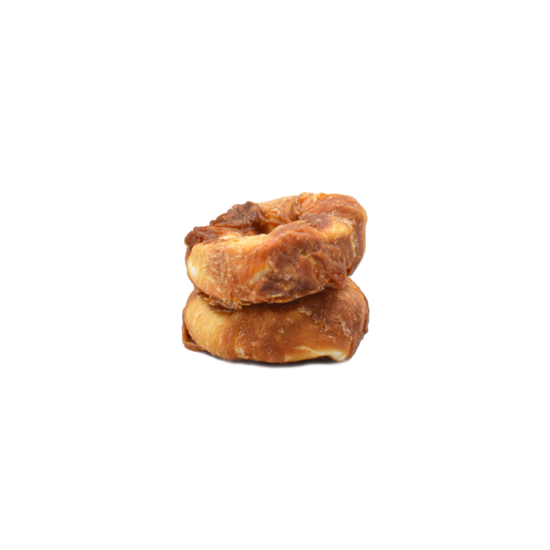 dougnut snack with meat cover